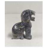 Hand Carved Marble Lion Figurine from Cabo Dan