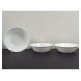Corelle Winter Frost Serving Bowls 3 Total