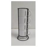 Signature Coffee Break coffee Mugs With Holder