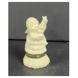 Dept. 56 Snowbabies hinged Trinket Box titled