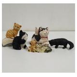 Cat Figurines music box works
