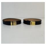 Vintage Pierre Cardin Cowhide leather belts with