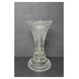 Vintage large clear vase