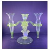 Vintage Cambridge  Rose Point Crystal bud vase and