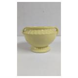 Vintage Yellow Ceramic Planter