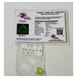 Natural Emerald with analysis report