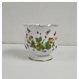 Vintage Lenwile China Strawberry and butterfly