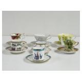 Assorted Vintage tea cups and Saucers