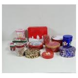 Christmas Tins various sizes