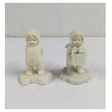 Vintage Dept 56 Snow Babies 'Is That For Me'
