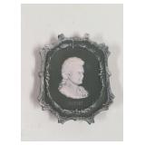 Vintage Jasperware Mozart Wall Plaque