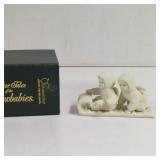 Vintage Dept 56 Snow Babies 'Down the Hill'