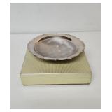 Vintage silver plated footed bowl