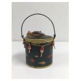 Decorative Fishing Bait Pail Tin