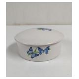 FTD Butterfly Lidded Trinket Dish