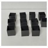 Metal chair leg floor protectors, eleven total