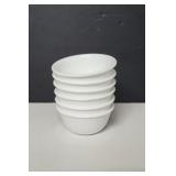 Vintage Corelle winter frost white round Ramekins