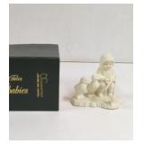 Vintage Dept 56 Snow Babies 'Fishing for Dreams'