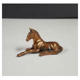 Brass colt figurine heavy