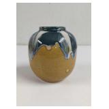Feng Shui Blue and White Drip Glazed  Art Pottery