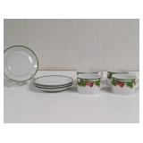 VIntage Batavia Germany Strawberry Teacups and