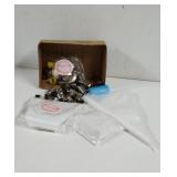 Cake decorating tips and bags