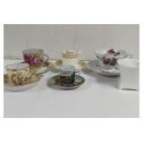 5 Tea Cups with Saucers and 1 tea cup porcelain