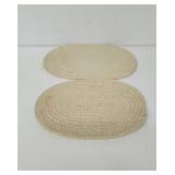 Natural jute braided placemats