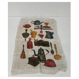 Vintage Lois Long kitchen tea dish towel