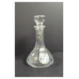 Vintage Paneled Glass Decanter Bottle