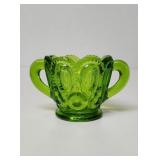 Vintage L.E. Smith Mion and Stars Avocado green