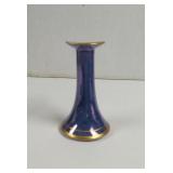 Vintage R&S Germany Blue Iridescent candle holder