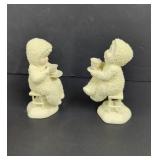 Dept. 56 Snowbabies. Titled 'Tea For Two, Me and