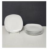 Vintage white samba porcelain bread plates