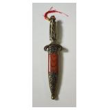 Greek Athame Dagger Stainless steel etched blade