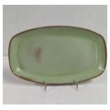 Frankoma Pottery Prairie Green Oblong Tray