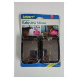 Safety 1st Front or Back Babyview Mirror  2 pack