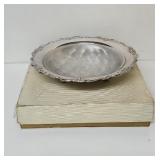 Vintage silver Plated Hollowware round Footed