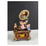 Mice on Photograph music box works record on top