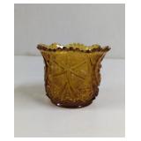 Vintage Kemplar Amber Glass Spooner