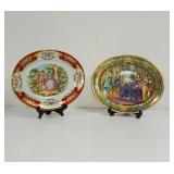 Vintage Daher Decorated Ware Metal trays