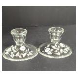 Vintage Avon Hummingbird Lead Crystal Candle