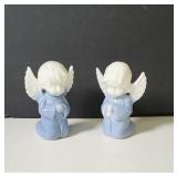 Vintage Praying boy and girl figurines
