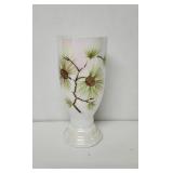 Vintage handpainted pinecone Iridescent glass