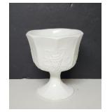 Vintage Milk glass Indiana glass harvest grape