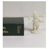 Vintage Dept 56 Snow Babies 'Look!' Figurine With