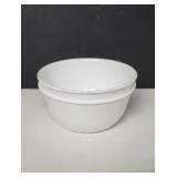 Vintage Corelle winter frost white dessert bowls