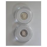 1/10th oz Silver Coins (2)