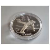 $20 Sterling Silver Coin 1988 Calgary Olympics-Ore