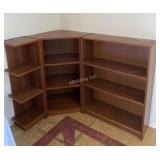 3 piece corner shelving unit